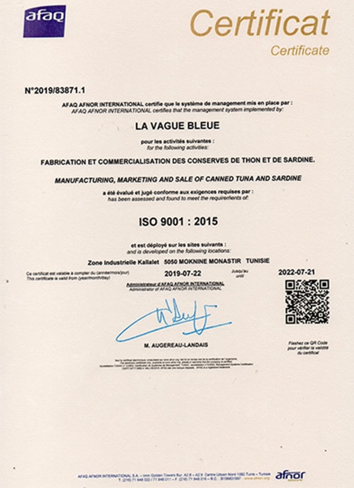 quality certification