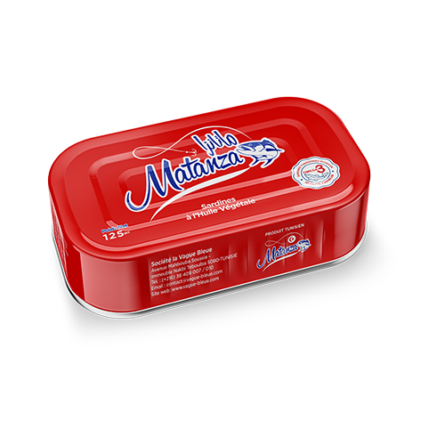 Matanza sardine in brine solution 125 gram